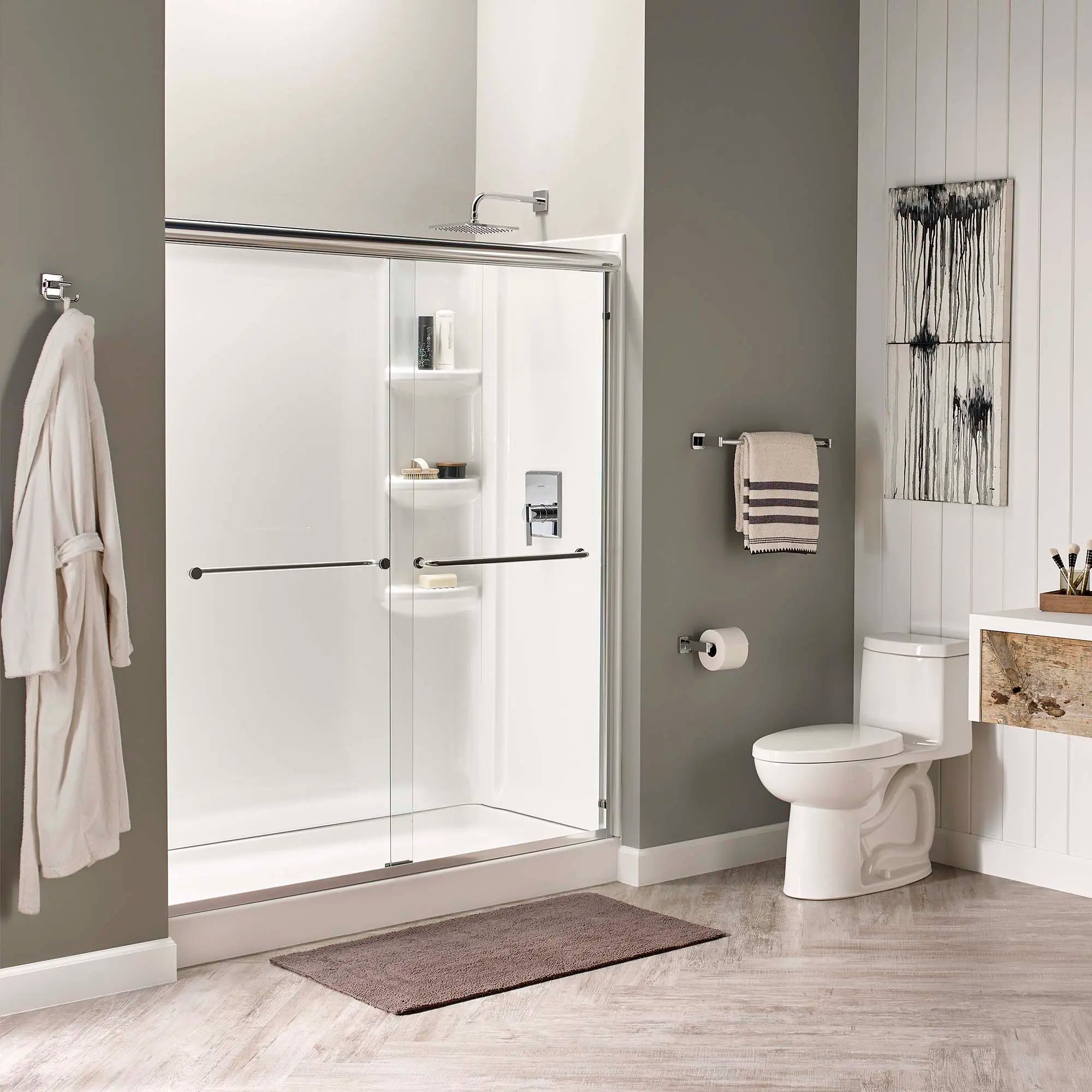 Times Square 2.5 GPM Shower Trim Kit with FloWise Showerhead and Lever Handle — image 1